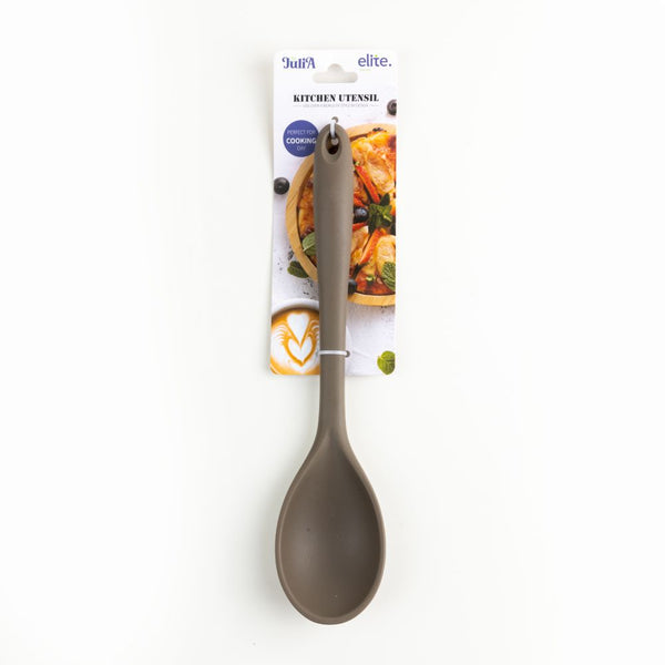 Silicone stirring
 spoon- Brown