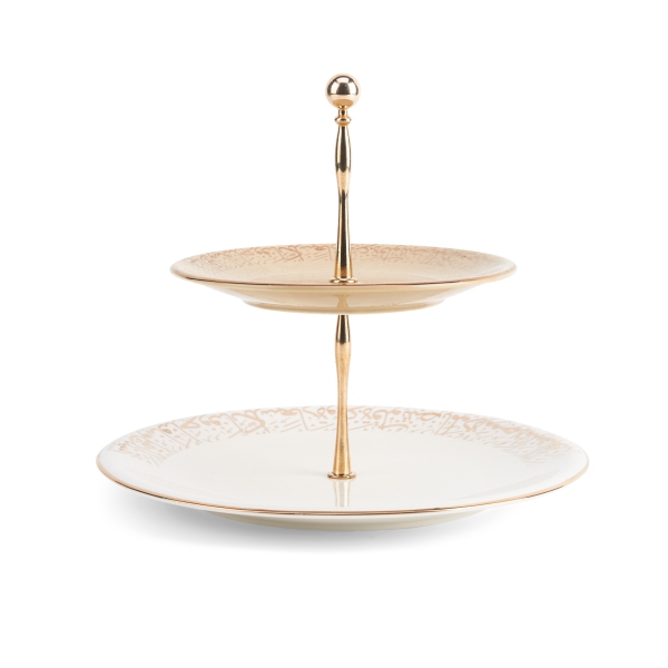 2 Tier  Serving Set  From Joud - Beige