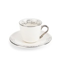 Tea Porcelain Set 12 Pcs From Joud -White