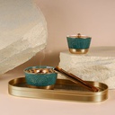 Incense Burner With Elegant Design Of 4 Pieces From Majlis - Green