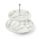 2 Tier  Serving Set  From Amal - Grey