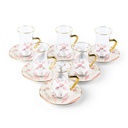 Tea Glass Sets From Amal - Pink