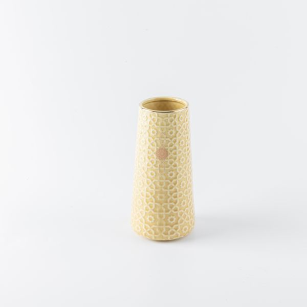 Small Flower Vase From Rossete - Ivory