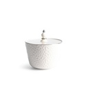  Medium Porcelain Vase From Crown - Silver