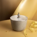  Large Porcelain Vase From Crown - Grey