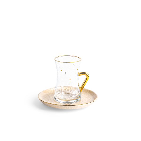 Tea Glass Sets From Crown - Beige