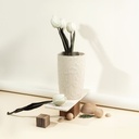 Small Flower Vase From Diwan -  Beige