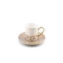 Porcelain Tea Cups 12 pcs From Diwan -  Coffee