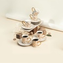 Turkish Coffee Set 12 pcs From Diwan -  Beige