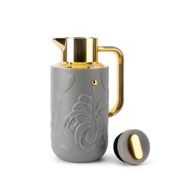 Vacuum Flask For Tea And Coffee From Queen - Grey