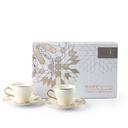 Tea Porcelain Set 12 Pcs From Amal -Beige