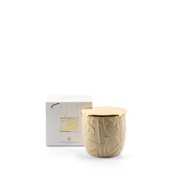 Luxury Scented candle From Diwan -  Ivory