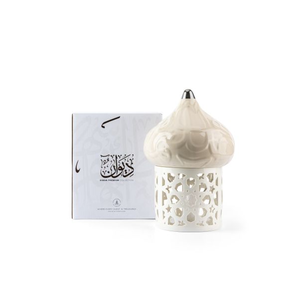 Large Electronic Candle From Diwan -  Pearl