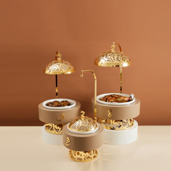 3 Sizes Full Serving Buffet Set - Coffee