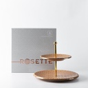 Serving Stand From Rosette - Orange