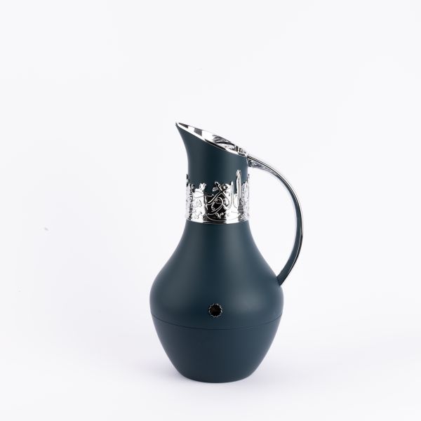 Vacuum Flask For Tea And Coffee From Ather - Blue + Sliver