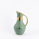 Vacuum Flask For Tea And Coffee From Ather - Olive + Gold