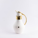 Vacuum Flask For Tea And Coffee From Ather - White + Gold