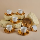 Tea Porcelain Set 12 Pcs From Majlis - White