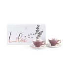 Tea Porcelain Set 12 Pcs From Lilac - Purple