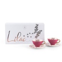 Tea Porcelain Set 12 Pcs From Lilac - Pink