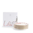 Serving Plates 6 Pcs From Lilac - Pink