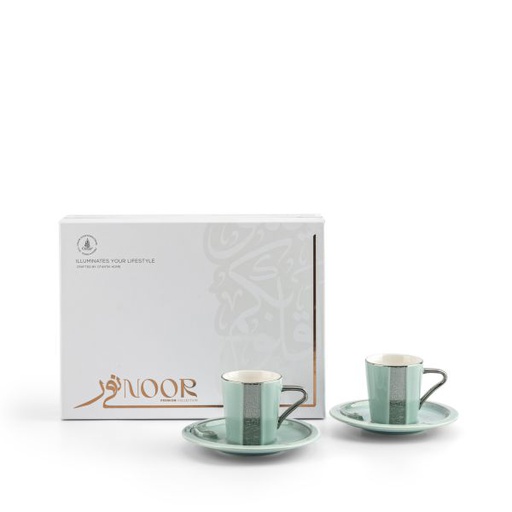 [ET2260] Turkish Coffee Set 12 pcs From Nour - Blue