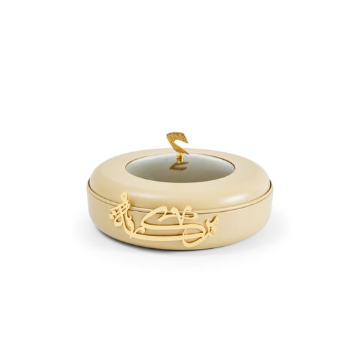 [HJ1106] Food Warmer Set From Diwan -  Ivory