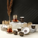 Tea And Arabic Coffee Set 19Pcs From Misk - Black