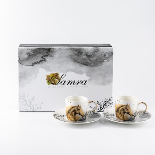 [GY1521] Porcelain Tea Set 12 pcs From Samra