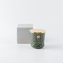 Large Luxury Scented candle From Rosette - Green