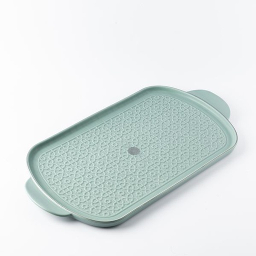 [ET2229] Serving Tray From Rosette - Blue