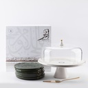 Cake Serving Set From Ather - Olive + Gold