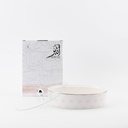 Medium Date Bowl From Ather - White + silver