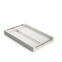  Leather Tray From Joud - White