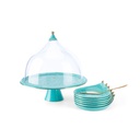 Cake  Serving Set 9Pcs From Queen - Blue