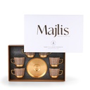 Tea Porcelain Set 12 Pcs From Majlis - Brown